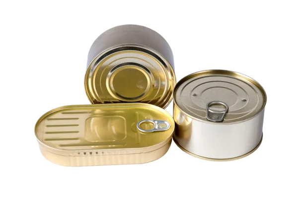 Tin cans — Zdjęcie stockowe