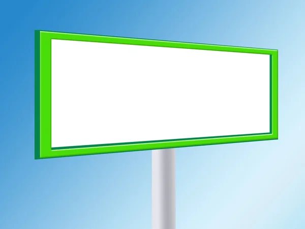 Blank billboard — Stock Photo, Image