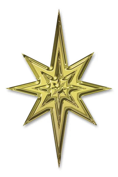 Gold star — Stock Photo, Image