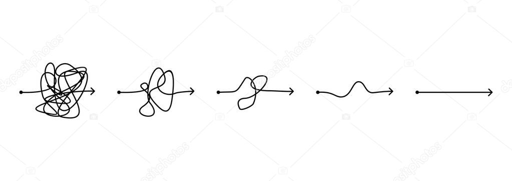 Chaos Simplifying Problem Solving 547982920 - WDRFree Vector illustration of Chaos Simplifying Problem Solving 547982920