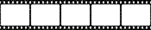 Ταινία Grunge Χωρίς Ραφή Λευκό Φόντο Ρετρό Γδαρμένο Ρολό Φωτογραφικής — Διανυσματικό Αρχείο