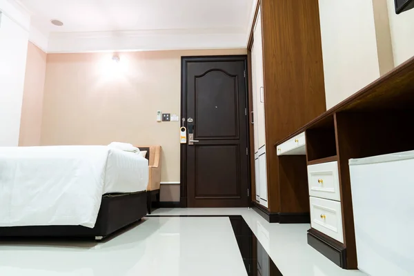 Resor Mewah Mewah Mewah Dan Kamar Hotel Fokus Pada Pintu — Stok Foto
