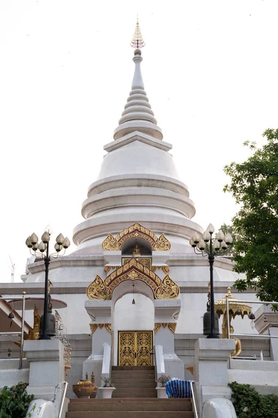 Province Chiangrai Thaïlande Mars 2021 Phra Borommathat Nimit Chedi Pagode — Photo