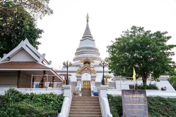 Província Chiangrai Tailândia Março 2021 Phra Borommathat Nimit Chedi Pagode — Fotografia de Stock