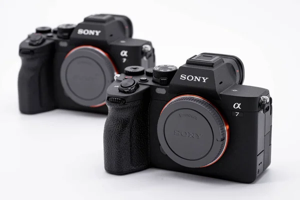 Bangkok Таїланд Червня 2022 Sony Четверте Покоління Бездзеркальної Камери Компанії — стокове фото