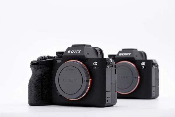 Bangkok Таїланд Червня 2022 Sony Четверте Покоління Бездзеркальної Камери Компанії — стокове фото
