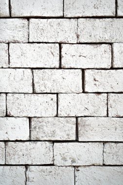 Evin duvarlarının bir parçası olabilecek beyaz tuğlalar ürün reklamında arka plan görüntüsü olarak kullanılabilir.