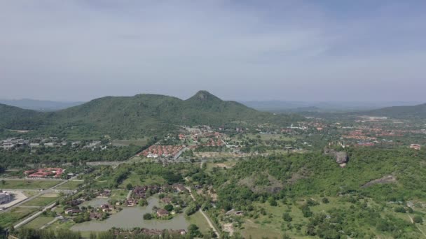 Hua Hin Známé Město Příjemnou Atmosférou Obklopené Krásnými Horami Přímořskými — Stock video