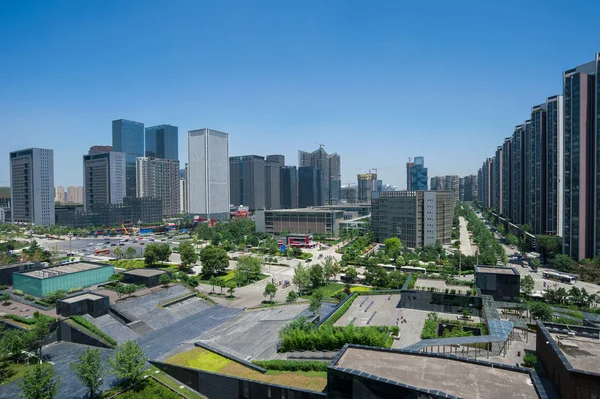 CBD a Chengdu Immagine Stock