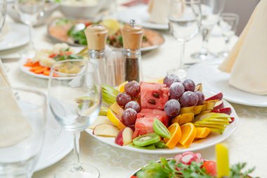 Restoran zarif Tablo ayarı