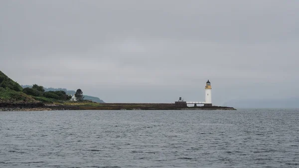 Rubha nan Gall lighthouse near Tobermory on the Isle of Mull, Hebrides — Stock Photo, Image