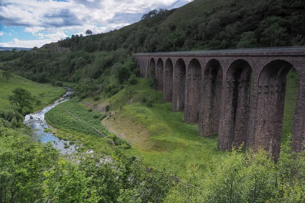 Foot High Smardale Gill Viaduct Scandal Beck Eden Valley Cumbria — Stockfoto