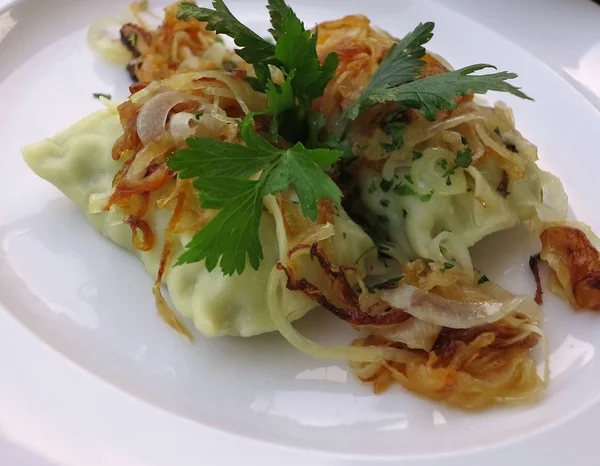 Stora ravioli, maultaschen — Stockfoto