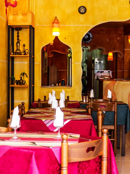 Buntes kleines spanisches Restaurant — Stockfoto