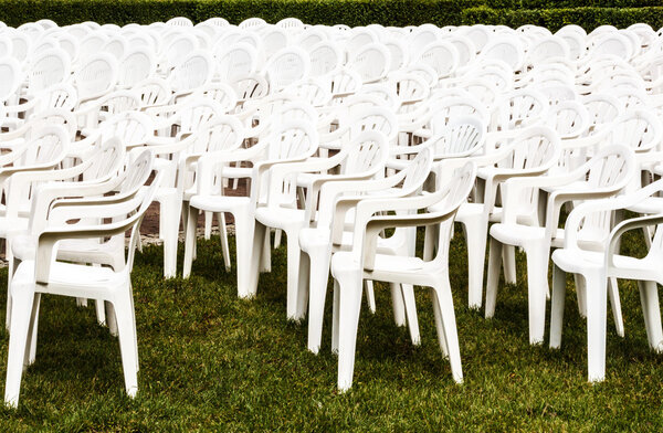 White chairs