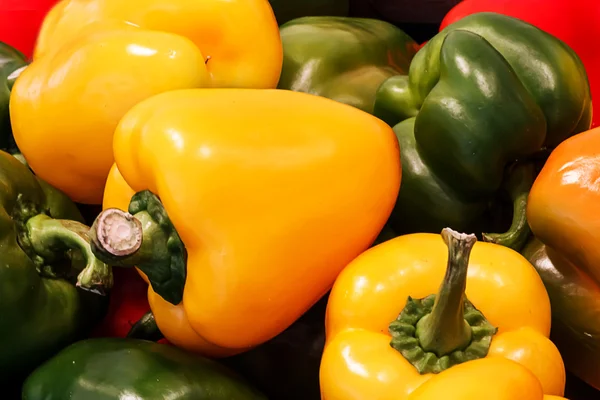 Páprica de sino colorida (pimenta ) — Fotografia de Stock