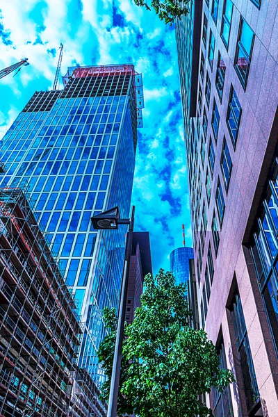 Skyline de Frankfurt em Main — Fotografia de Stock