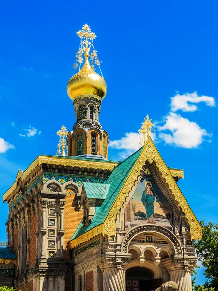 La Iglesia Ortodoxa en Darmstadt, Alemania — Foto de Stock