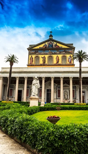 Roma, Basilica Papale, San Paolo Fuori di Mura — Foto Stock