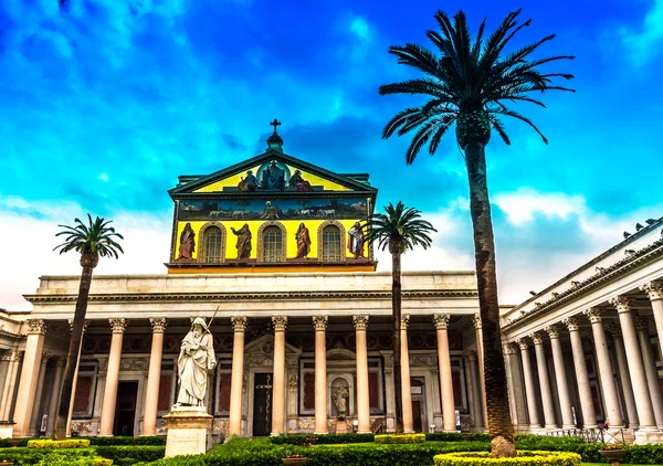 Rome, Basilica Papale, San Paolo Fuori di Mura — Stock Photo, Image