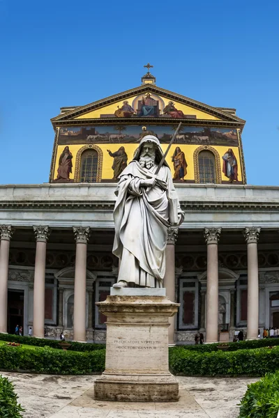 Roma, Basilica Papale, San Paolo Fuori di Mura — Foto Stock