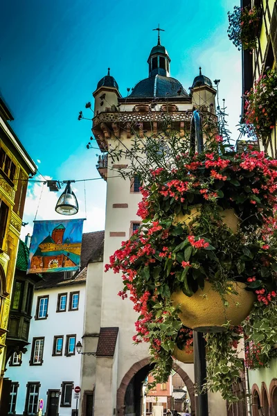 Средневековые городские ворота в Селестате, Эльзас, Франция — стоковое фото