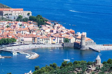 Collioure, tarihi liman, İspanya, Fransa
