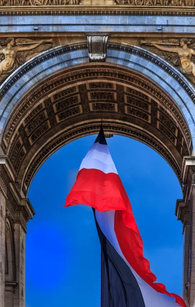 Paříž, arc de triomphe — Stock fotografie