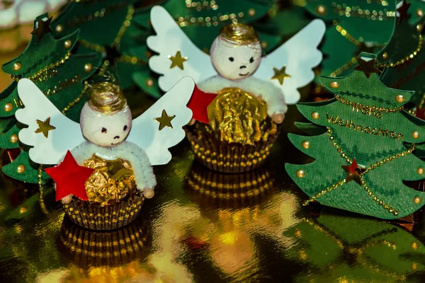 Arranjo de doces de Natal — Fotografia de Stock