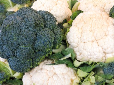 Brokoli ve karnabahar.