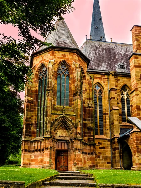 在德国 frankenberg eder liebfrauenkirche。建 1286年 1380 — 图库照片