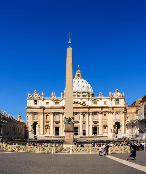 Řím, saint peters náměstí piazza san pietro, Itálie — Stock fotografie