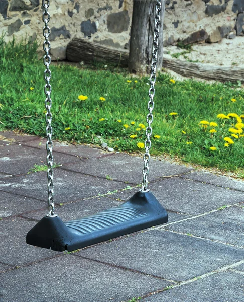 The childrens swing — Stock Photo, Image