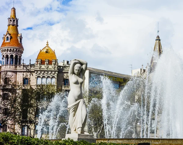 Placa catalunya i barcelona, Spanien — Stockfoto