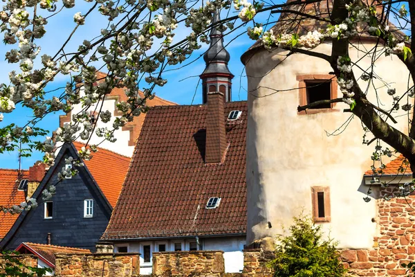 Pevnostní věž v buedingen, Německo. — Stock fotografie