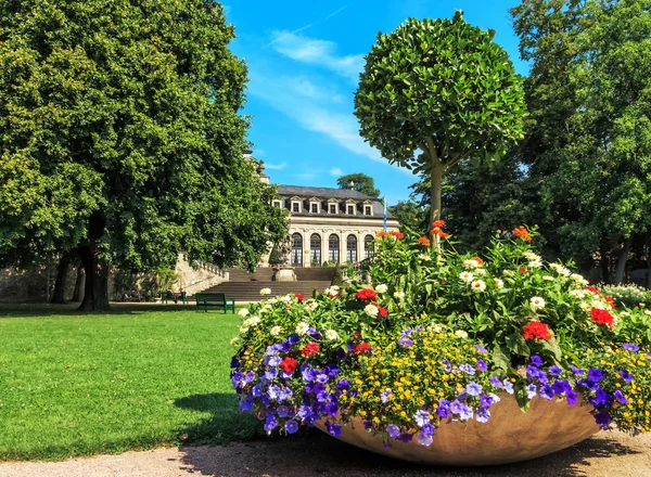 Сад замка в Фульде, Германия — стоковое фото