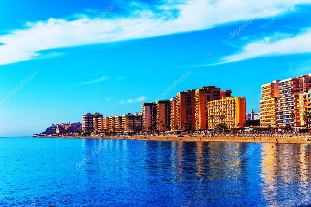 Fuengirola, holiday resort near Malaga, Southern Spain — Stock Photo