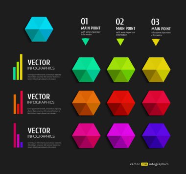 infographics seçenekleri afiş.