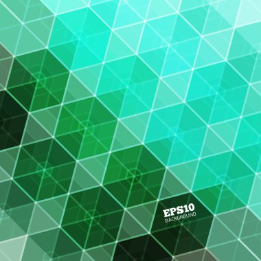 Mozaik arka planla altıgenler.