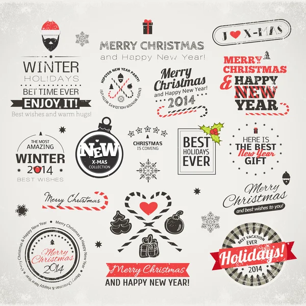 Christmas vector collection. — Stock Vector