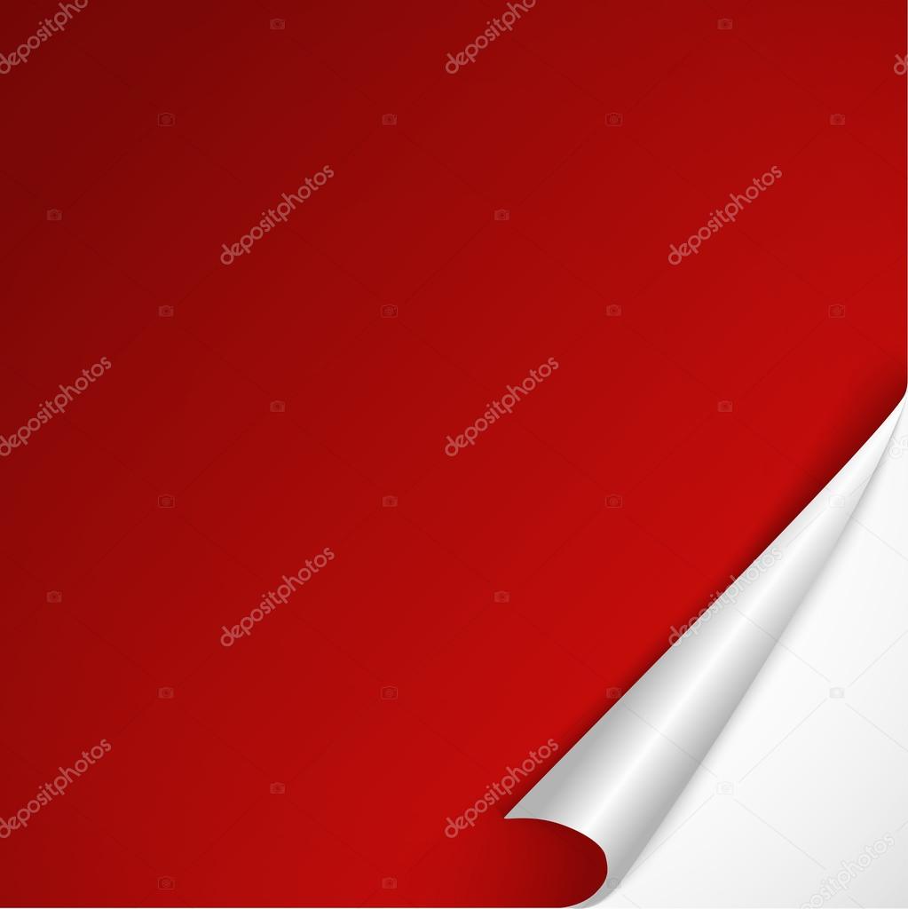 Sheet of red paper