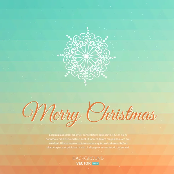 Merry Christmas vintage background — Stock Vector