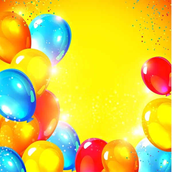 Colorful vector balloons — Stock Vector