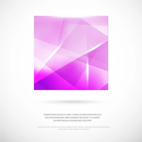 Pink square — Stock Vector