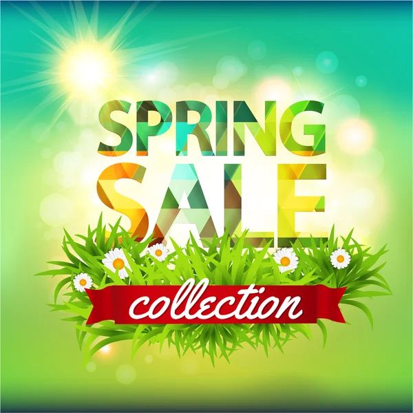 Spring Sale collection — Stock Vector