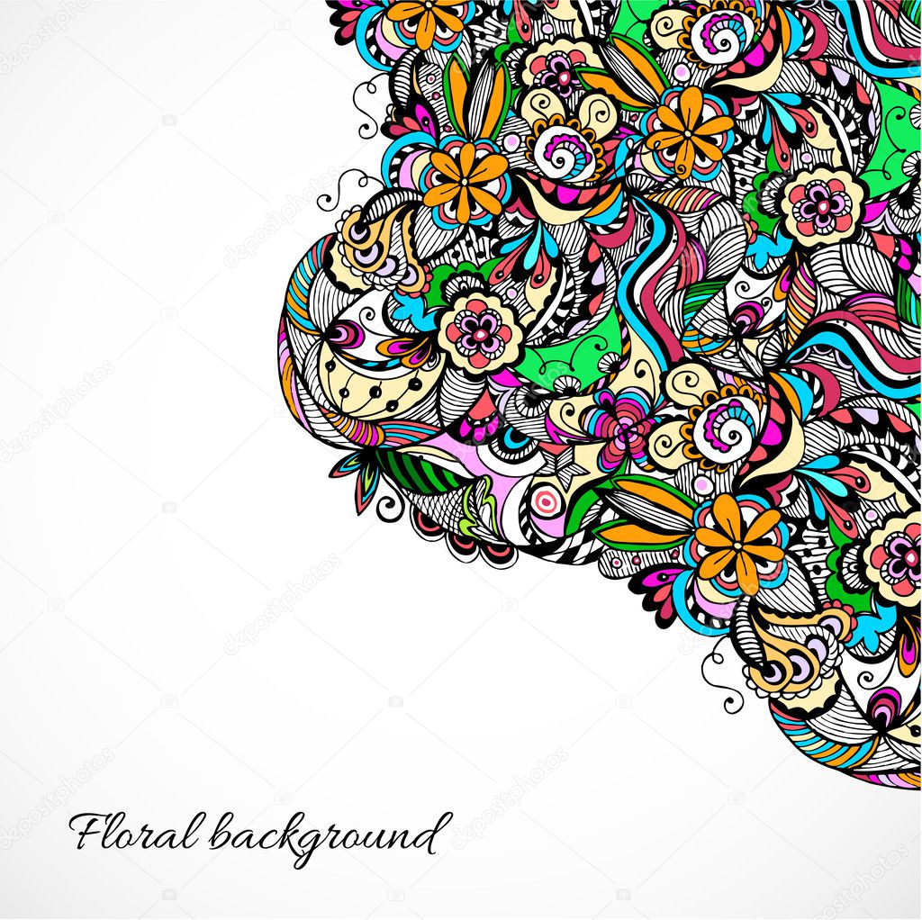 Abstract tribal ethnic background
