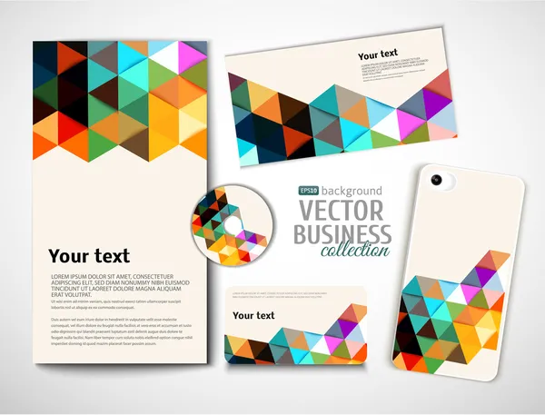 Identidad corporativa — Vector de stock