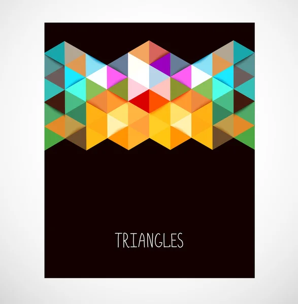 Bandiera triangolo — Vettoriale Stock