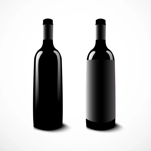 Lahví vína — Stockový vektor