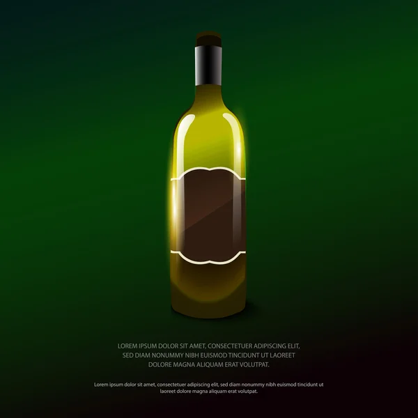 Weißwein — Stockvektor
